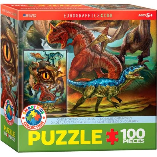 Eurographics Fleischfressende Dinosaurier-Puzzle 100 Teile Eurographics Fleischfressende Dinosaurier-Puzzle 100 Teile