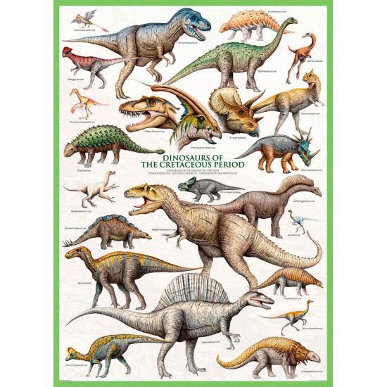 Eurographics Kreidezeit-Dinosaurier-Puzzle 1000 Teile Eurographics Kreidezeit-Dinosaurier-Puzzle 1000 Teile