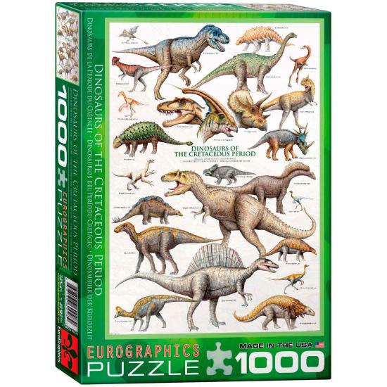 Eurographics Kreidezeit-Dinosaurier-Puzzle 1000 Teile Eurographics Kreidezeit-Dinosaurier-Puzzle 1000 Teile