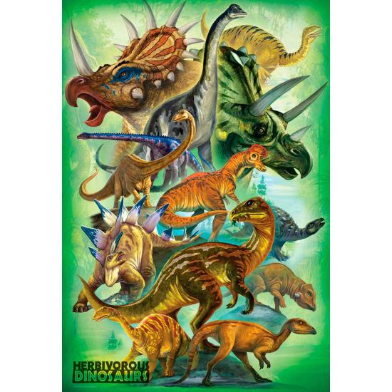 Eurographics Pflanzenfressende Dinosaurier 100-teiliges Puzzle