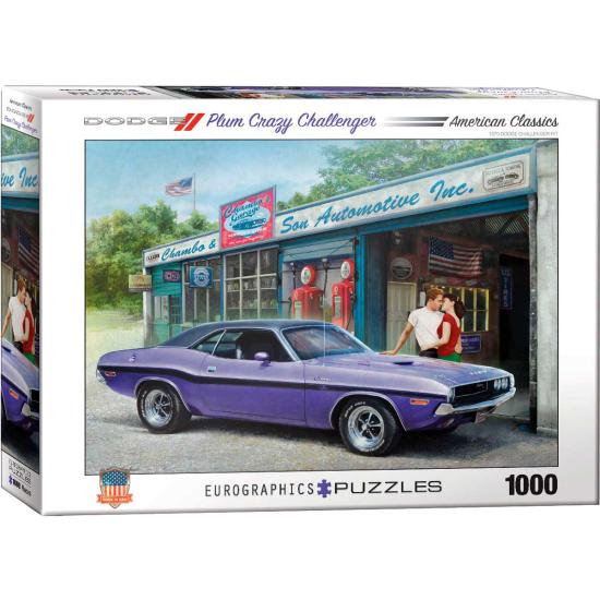 Eurographics Dodge Plum Crazy Challenger-Puzzle, 1000 Teile