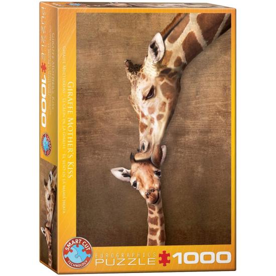 Eurographics Puzzle Der Kuss der Giraffenmutter 1000 Teile
