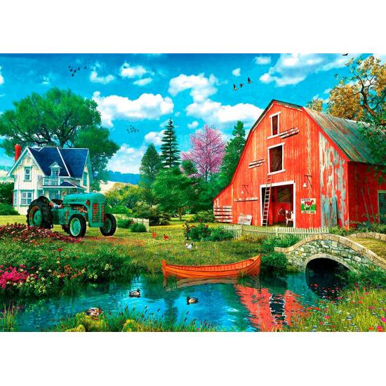 Eurographics Puzzle The Red Barn, Dose mit 1000 Teilen