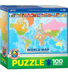 Eurographics Puzzle Die Weltkarte 100 Teile