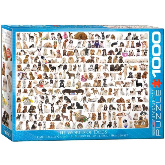 Eurographics Puzzle Die Welt der Hunde 1000 Teile