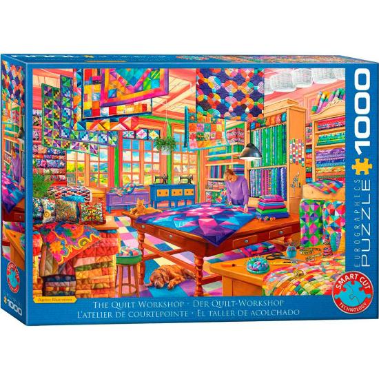 Eurographics Puzzle The Quilting Workshop 1000 Teile