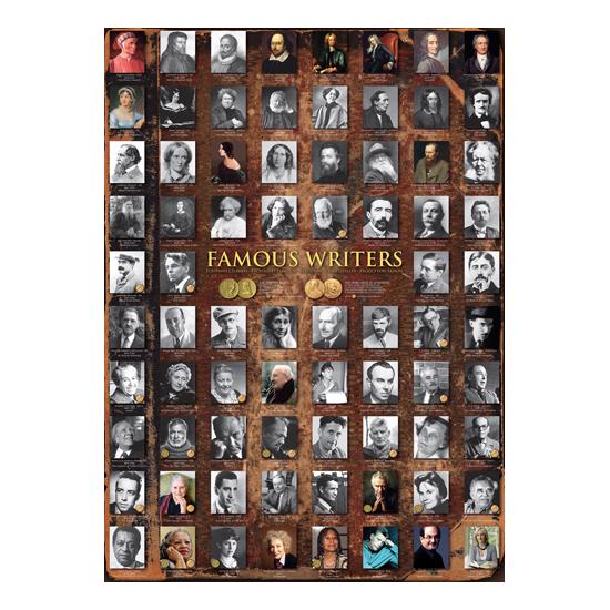 Eurographics Puzzle Berühmte Schriftsteller 1000 Teile