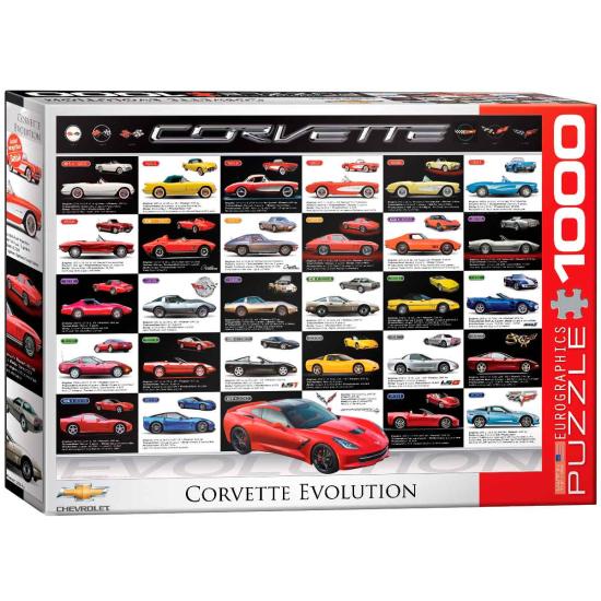 Eurographics Puzzle Evolution der Corvette 1000 Teile