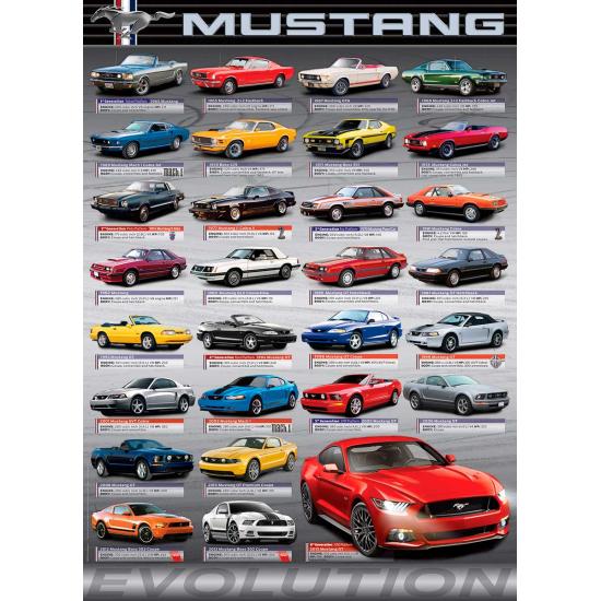 Eurographics Puzzle Evolution des Ford Mustang 1000 Teile