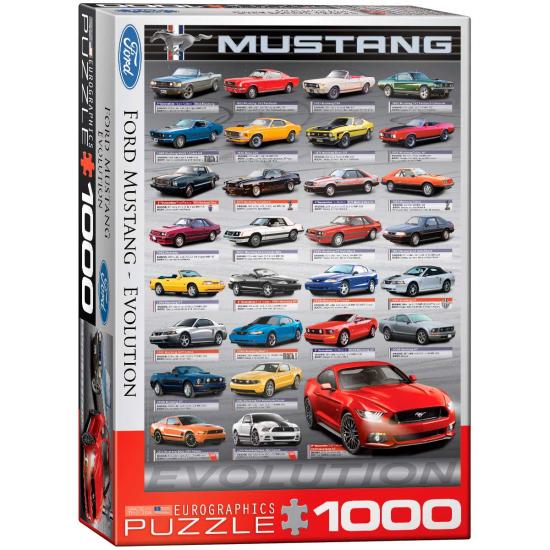 Eurographics Puzzle Evolution des Ford Mustang 1000 Teile