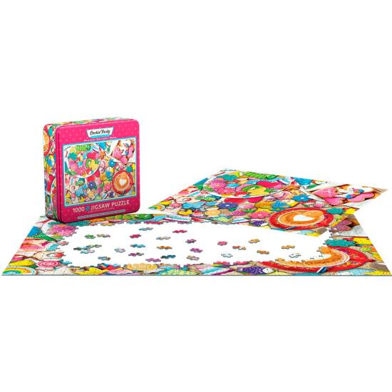 Puzzle Eurographics Cookie Party, Dose mit 1000 Teilen