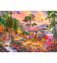 Eurographics VW Campers Paradise Van Puzzle mit 100 Teilen