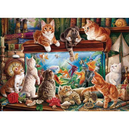 Puzzle Eurographics Katzen Im Aquarium 1000 Teile