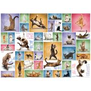Eurographics Puzzle Yoga Cats 1000 Teile