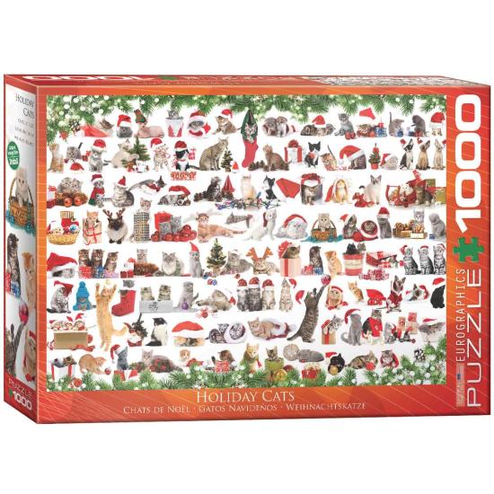 Eurographics Weihnachtskatzen-Puzzle mit 1000 Teilen Eurographics Weihnachtskatzen-Puzzle mit 1000 Teilen