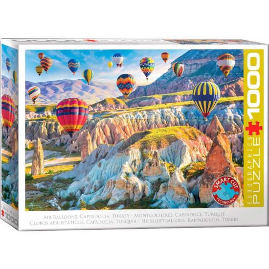 Eurographics Puzzle Heißluftballons über Kappadokien von 1000