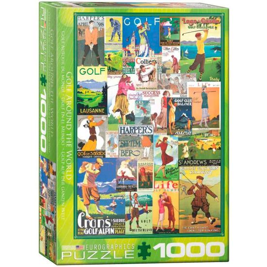 Eurographics Golf in the World Puzzle 1000 Teile