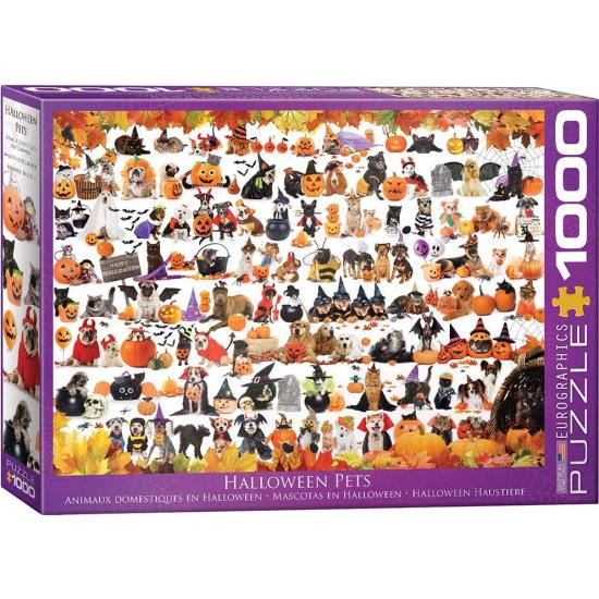 Eurographics Halloween Kätzchen und Welpen Puzzle 1000 Teile