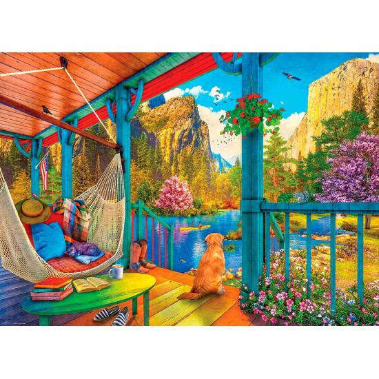 Puzzle Eurographics Hängematte mit Aussicht XXL 500 Teile