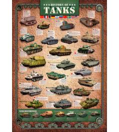 Eurographics Puzzle Geschichte der Panzer 1000 Teile