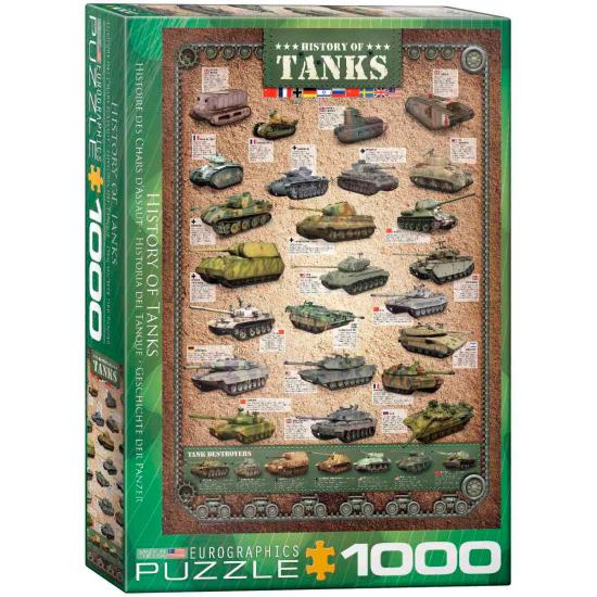 Eurographics Puzzle Geschichte der Panzer 1000 Teile