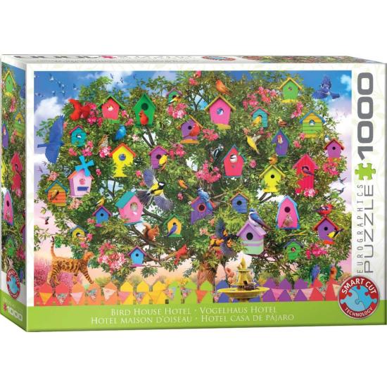Puzzle Eurographics Bird House Hotel 1000 Teile