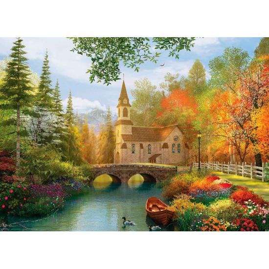 Eurographics Kirche im Herbst Puzzle 1000 Teile