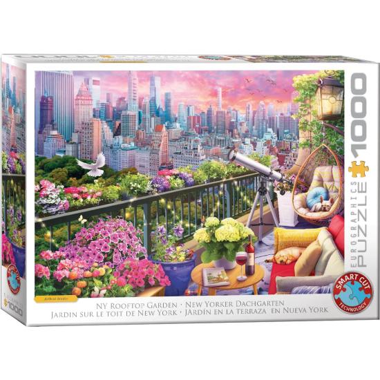 Puzzle Eurographics New Yorker Dachgarten 1000 Teile