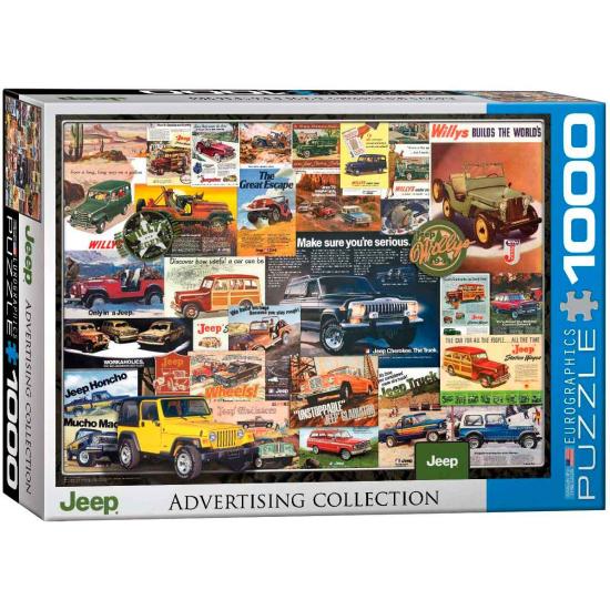 Eurographics Jeep Advertising Collection 1000-teiliges Puzzle
