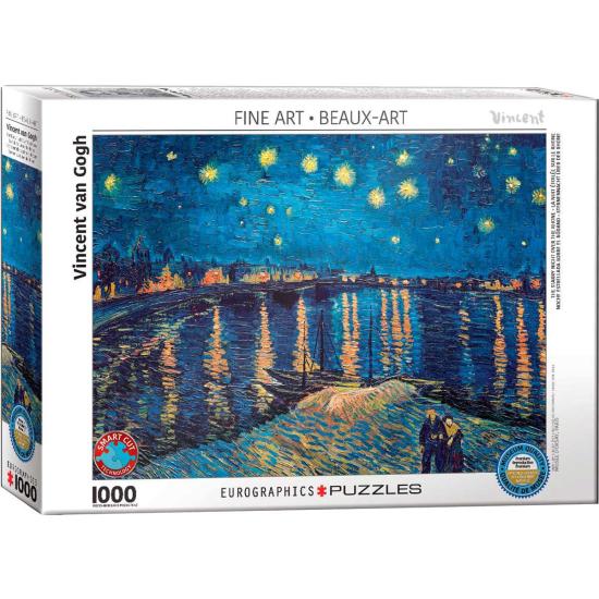 Eurographics Puzzle Die Sternennacht über der Rhône 1000