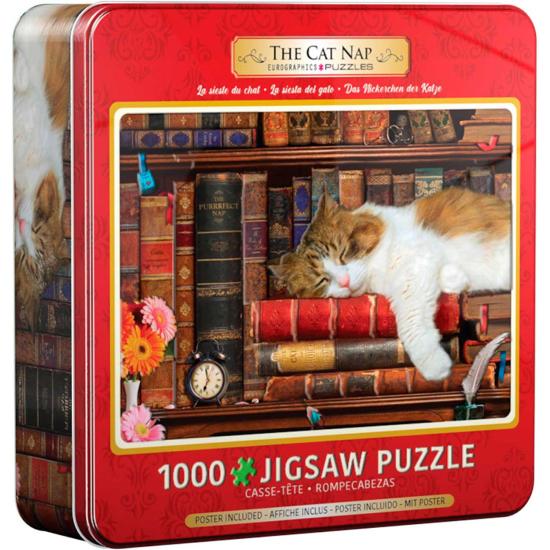 Eurographics Puzzle The Cat's Nap, Dose mit 1000 Teilen