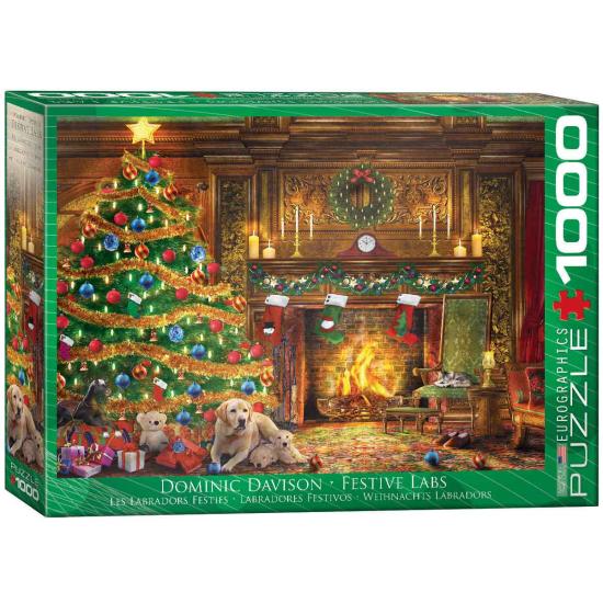 Eurographics 1000-teiliges Weihnachts-Labrador-Puzzle Eurographics 1000-teiliges Weihnachts-Labrador-Puzzle