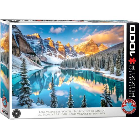 Puzzle Eurographics Der Moraine-See Im Winter 1000 Teile