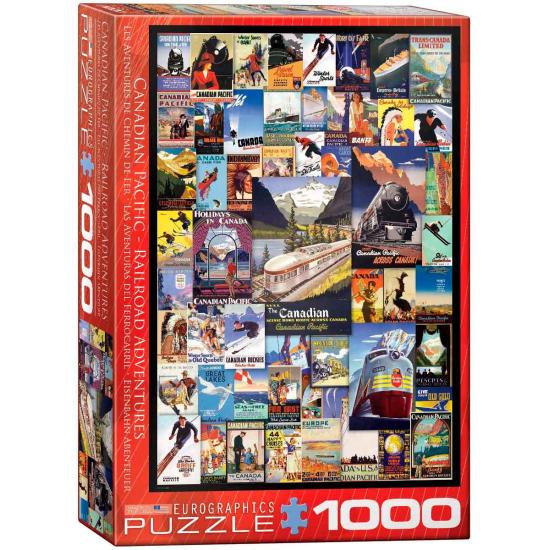 Eurographics Puzzle Die Abenteuer der Eisenbahn 1000 Teile