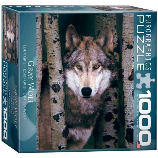 Eurographics Puzzle Grauer Wolf 1000 Teile