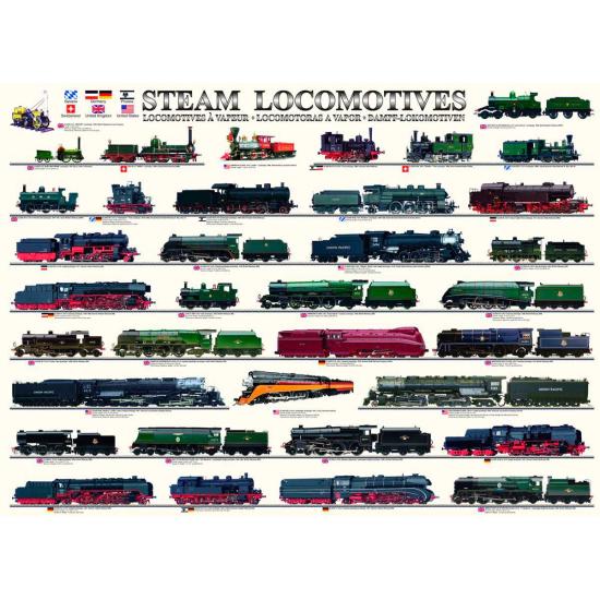 Eurographics Puzzle Dampflokomotiven 1000 Teile Eurographics Puzzle Dampflokomotiven 1000 Teile