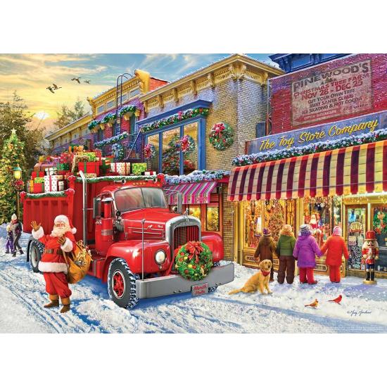 Puzzle Eurographics Mack B6 Der Weihnachtsmann-Lkw 1000 Teile