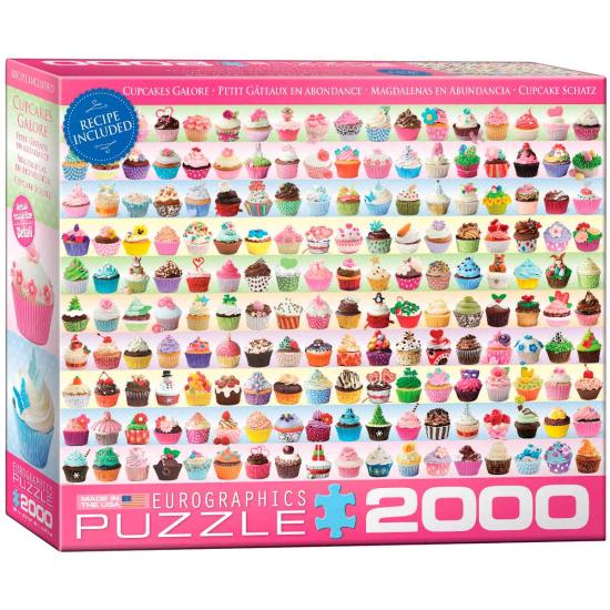 Eurographics Puzzle Cupcakes Galore 2000 Teile