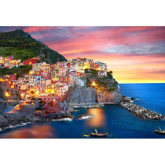 Puzzle Eurographics Manarola In Der Abenddämmerung, Italien 2000