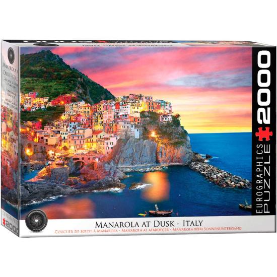 Puzzle Eurographics Manarola In Der Abenddämmerung, Italien 2000