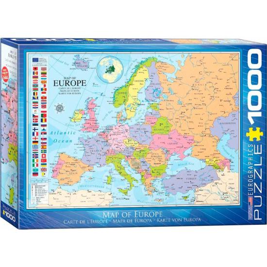 Puzzle Eurographics Europakarte 1000 Teile Puzzle Eurographics Europakarte 1000 Teile