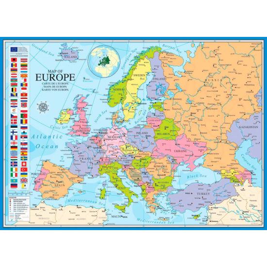 Puzzle Eurographics Europakarte 1000 Teile Puzzle Eurographics Europakarte 1000 Teile
