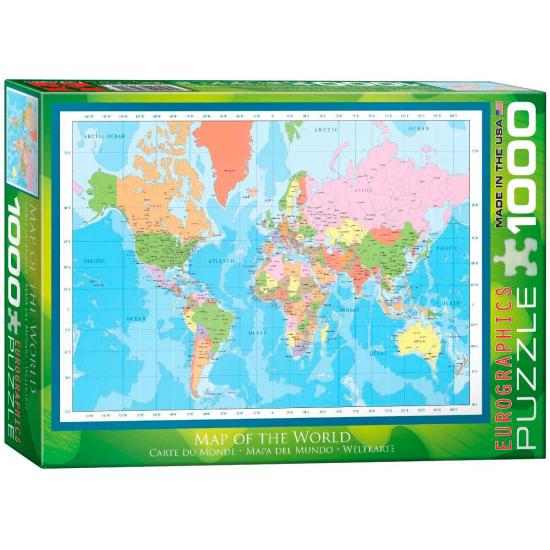 Eurographics Puzzle Weltkarte 1000 Teile