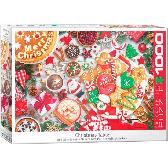 Eurographics Puzzle Weihnachtstisch 1000 Teile