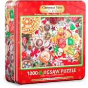 Puzzle Eurographics Weihnachtstisch, Dose mit 1000 Teilen