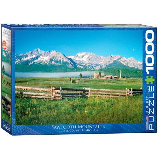 Eurographics Puzzle Sawtooth Mountains, Idaho 1000 Teile
