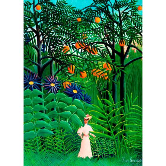 Eurographics Puzzle Frau in einem exotischen Wald 1000 Teile