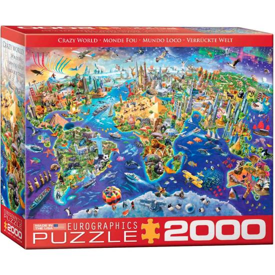 Eurographics Crazy World Puzzle 2000 Teile