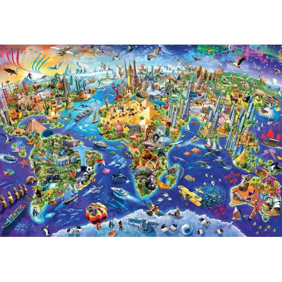 Eurographics Crazy World Puzzle 2000 Teile