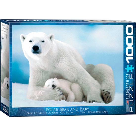 Eurographics Puzzle Eisbär und sein Baby 1000 Teile